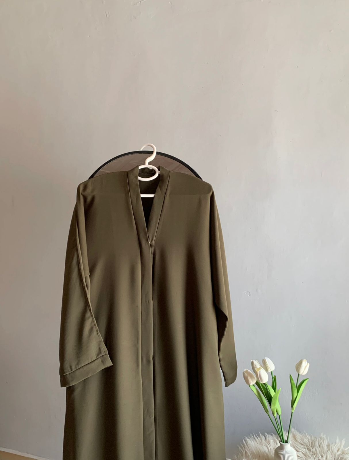 Everyday Front Open Abaya - Dusk
