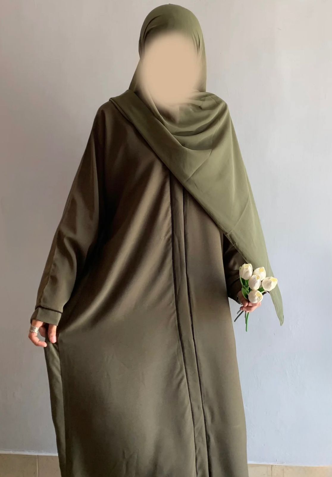 Everyday Front Open Abaya - Dusk