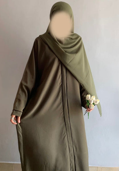 Everyday Front Open Abaya - Dusk