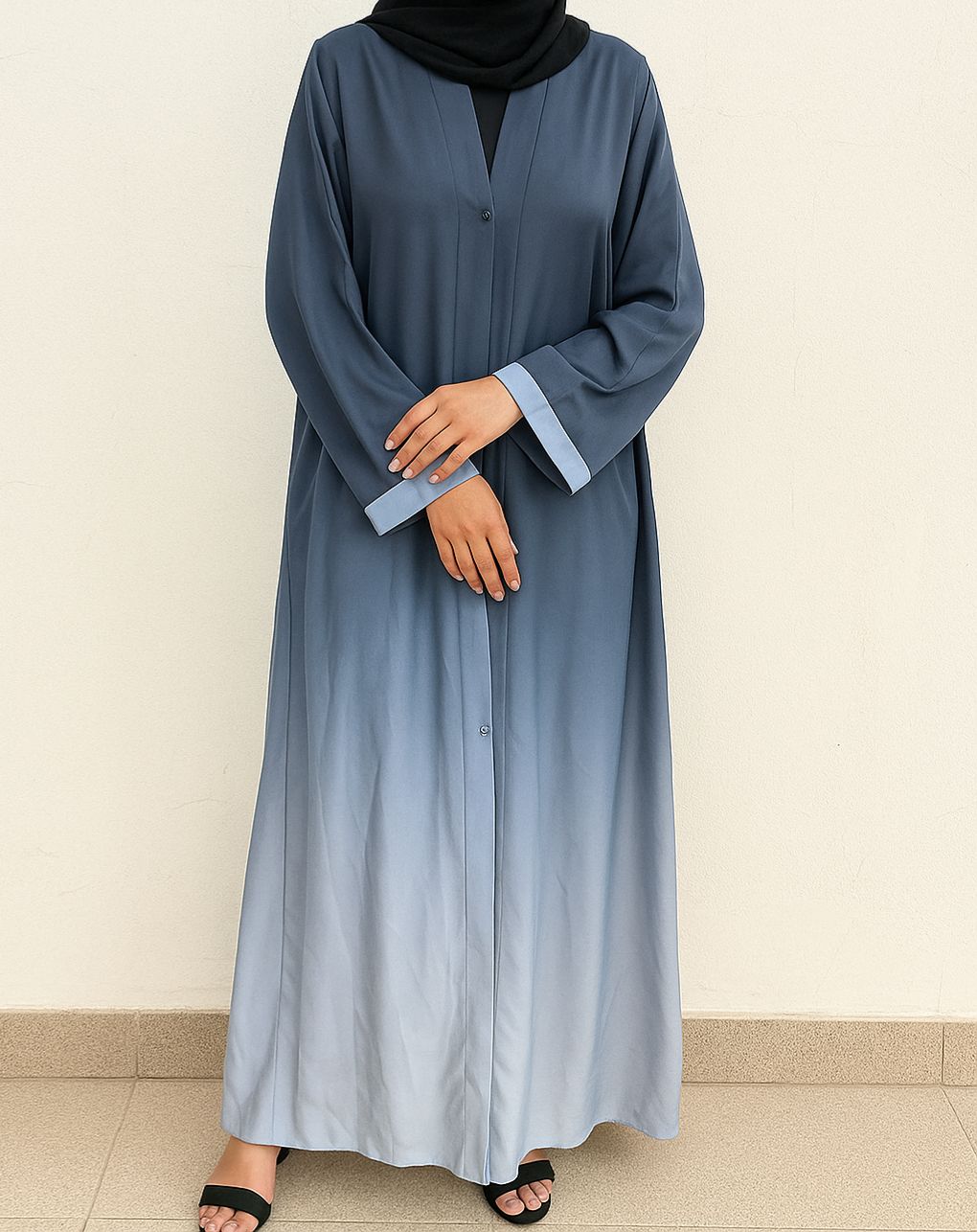 Tie & dye abaya