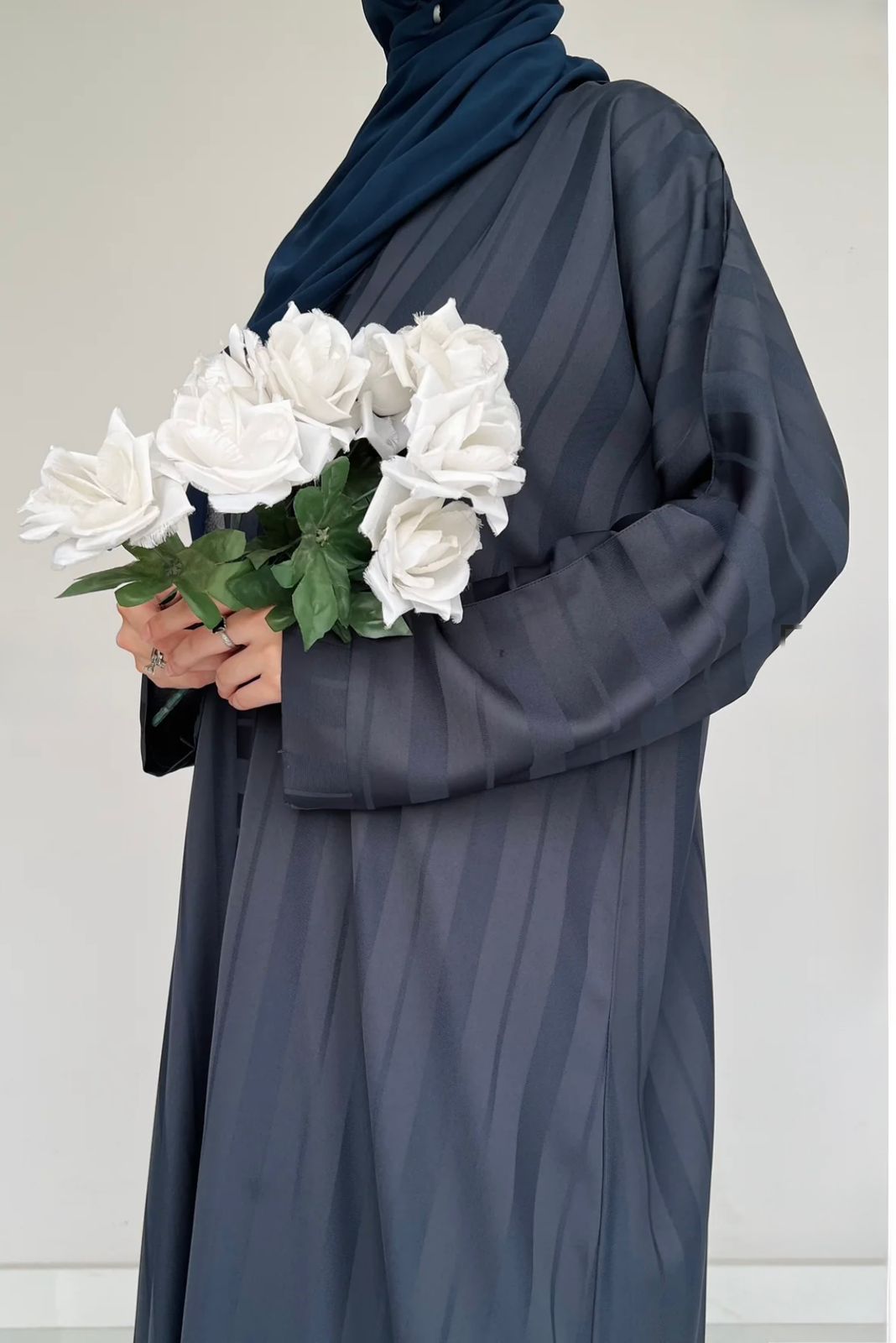 ZYRA - Nidha Luxe Abaya - Gary