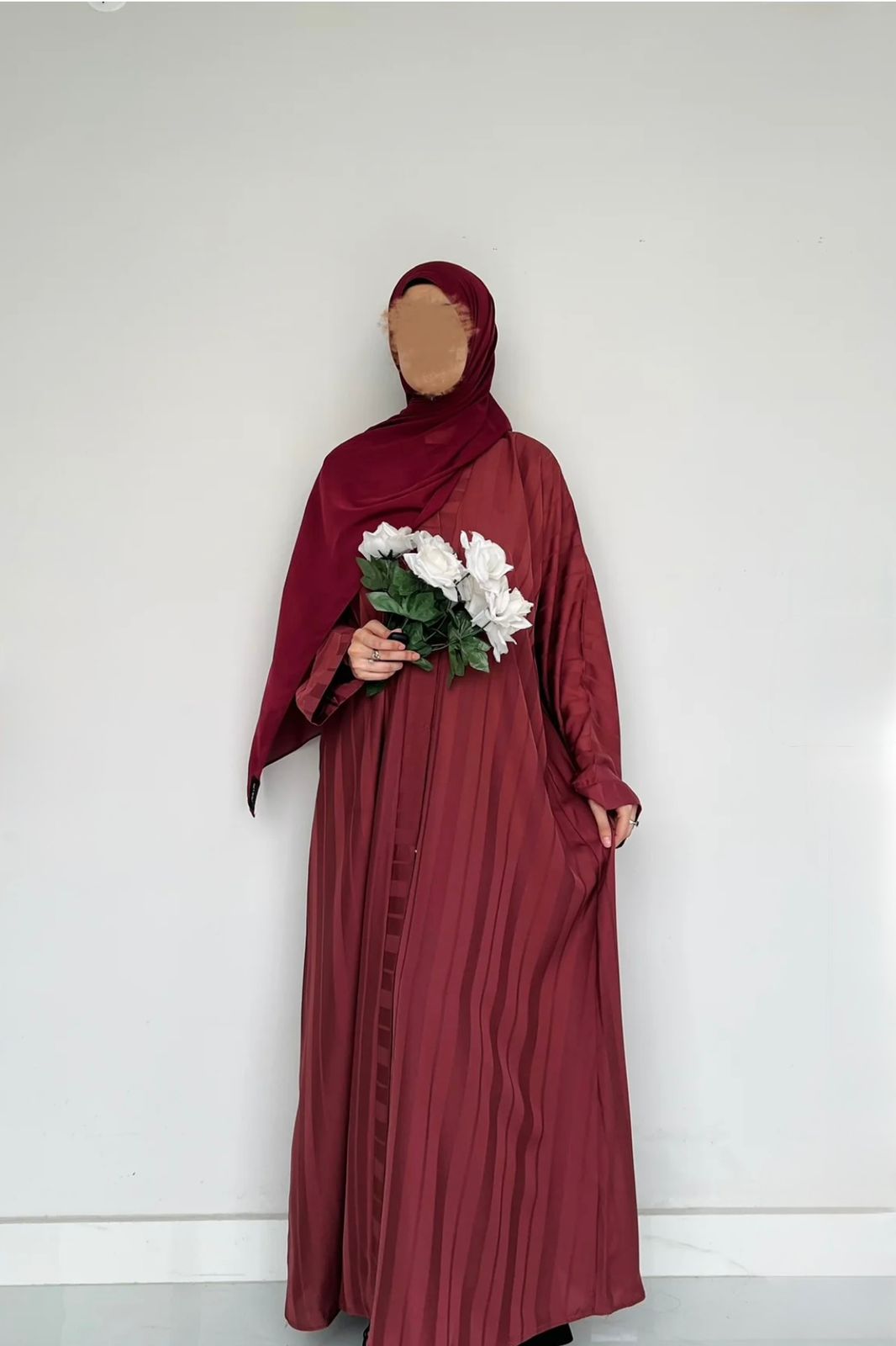 ZYRA - Nidha Luxe Abaya Pink