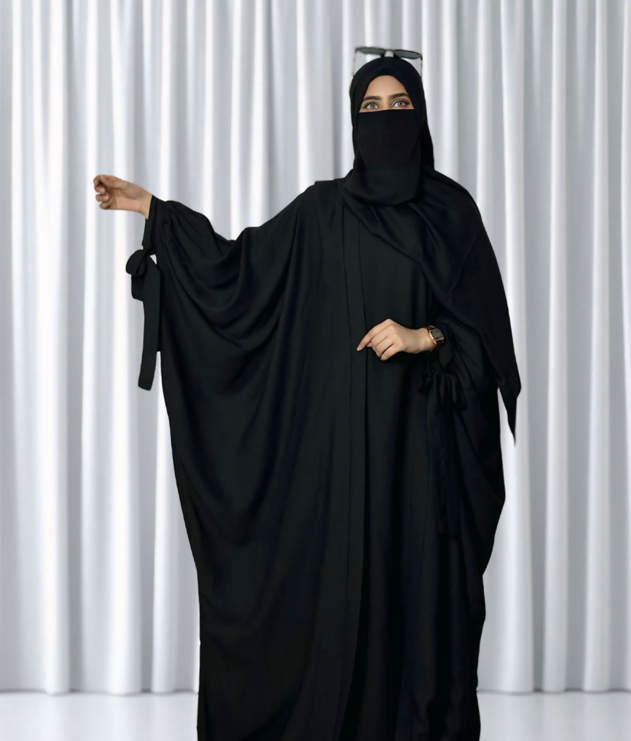 Tie Style Kaftan Abaya
