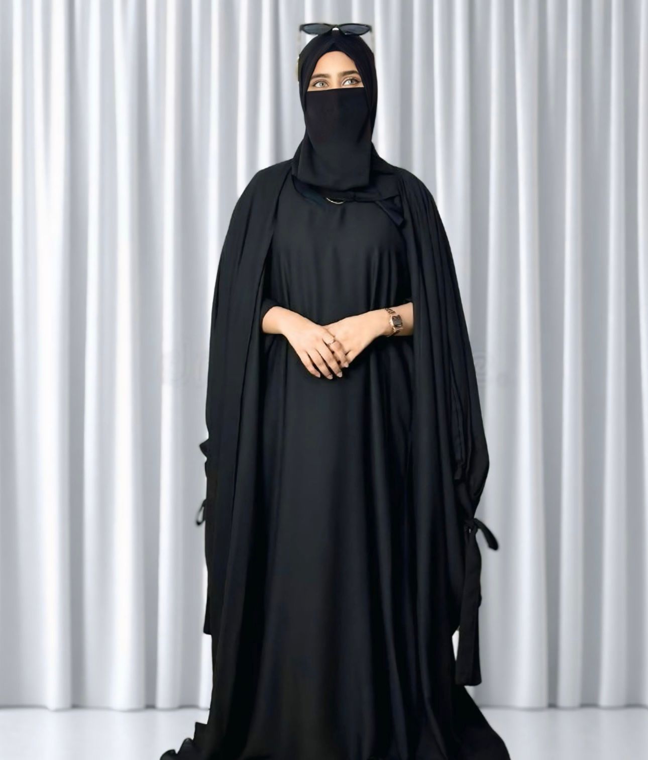 Tie Style Kaftan Abaya