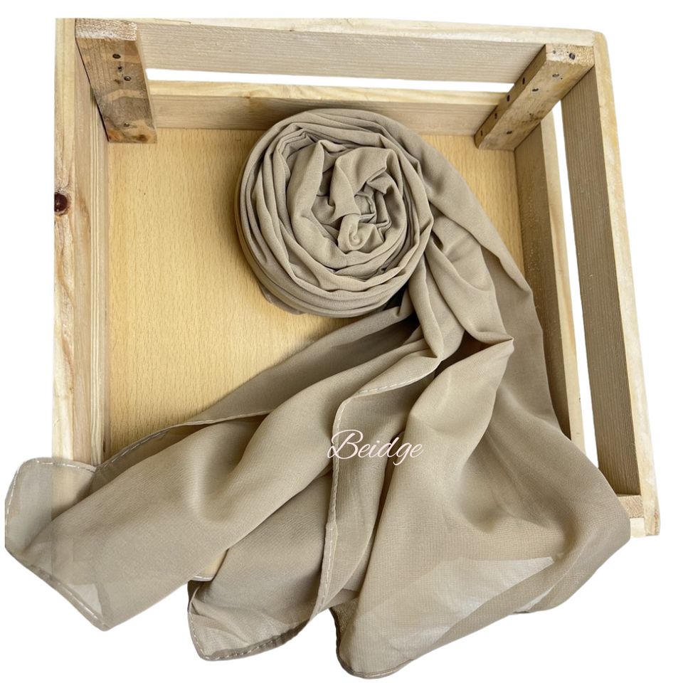 Georgette Daily Wear Hijab (80x30 Size)