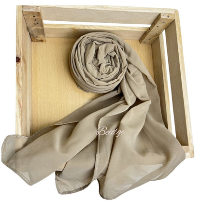Georgette Daily Wear Hijab (80x30 Size)
