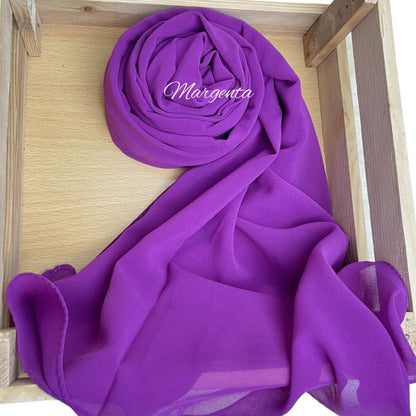Georgette Daily Wear Hijab (80x30 Size)