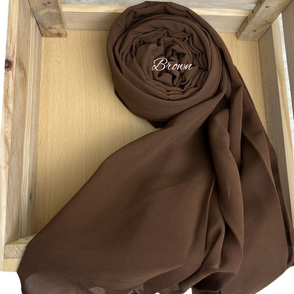 Georgette Daily Wear Hijab (80x30 Size)
