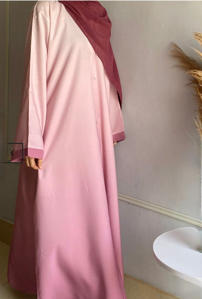 Ombre Serenity Abaya - Blush