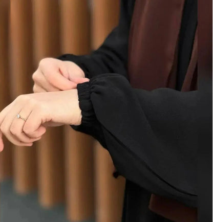 Premium Front Zipper Abaya With Free Naqab