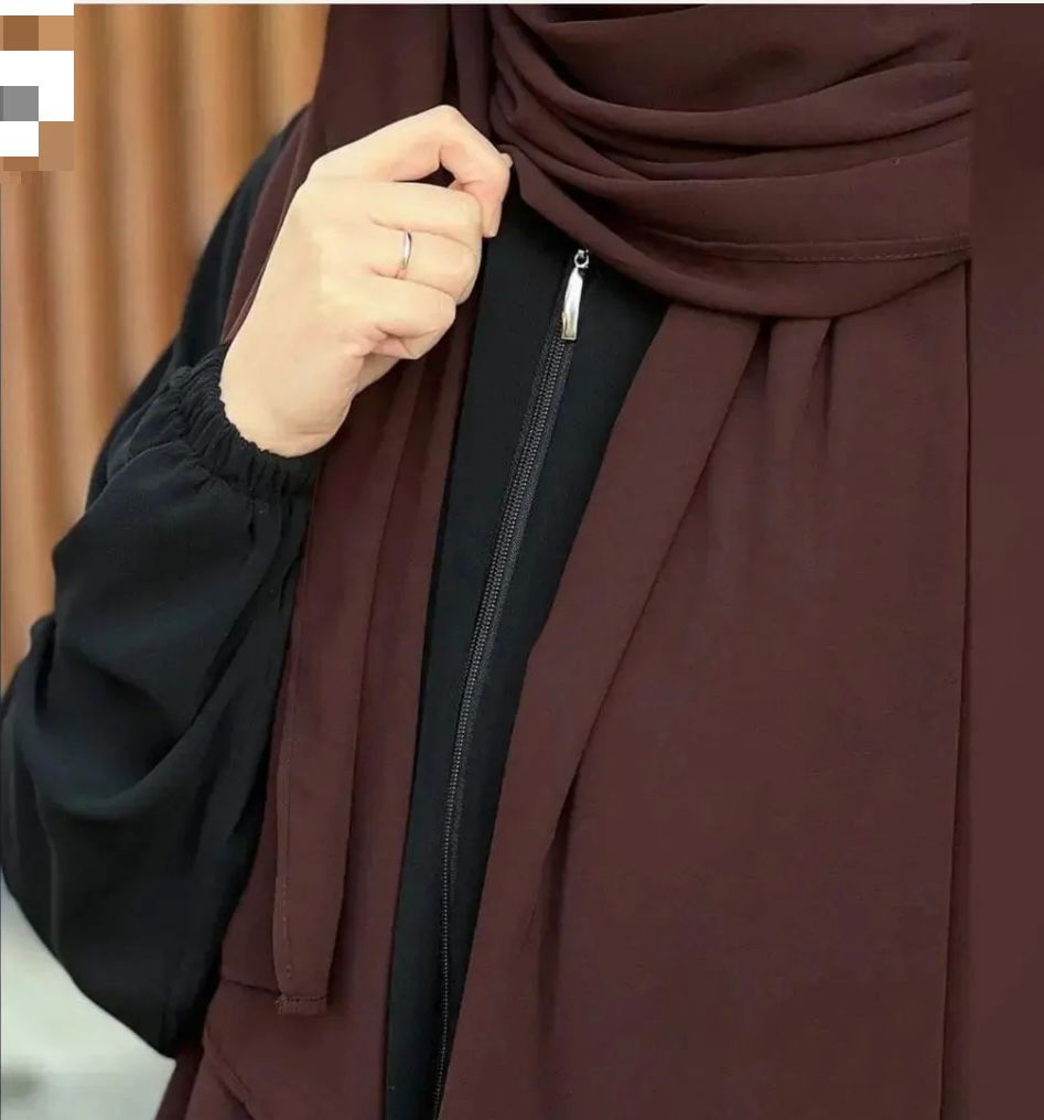 Premium Front Zipper Abaya With Free Naqab